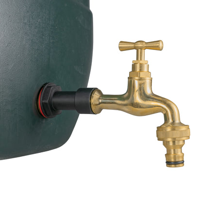Water Butt Extension Kit 1/2" with Quick Connect Polished Brass Tap and Drill Bit - Best4Trade-Retail Tech Hose & Fittings
