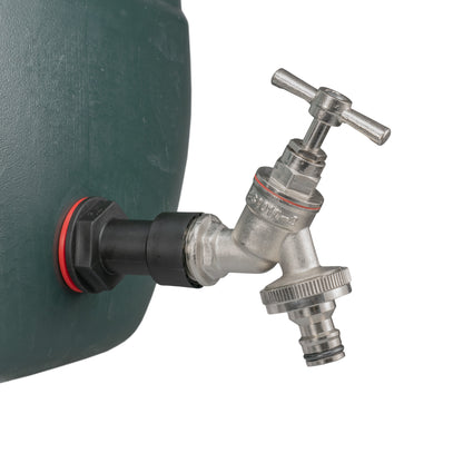Water Butt Extension Kit 1/2" with Nickel Plated Quick Connect Tap - Best4Trade-Retail Tech Hose & Fittings