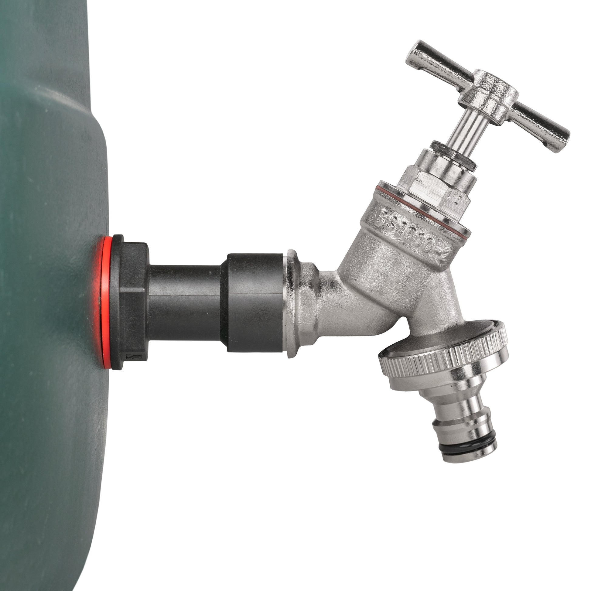 Water Butt Extension Kit 1/2" with Nickel Plated Quick Connect Tap and Drill Bit - Best4Trade-Retail Tech Hose & Fittings