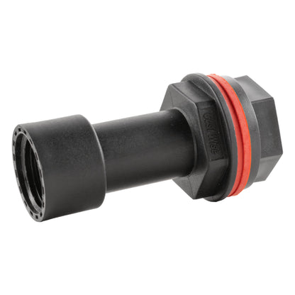 Water Butt Extension Kit 1/2" with Extended Brass Chrome Tap ½” Barb and Drill Bit - Best4Trade-Retail Garden watering