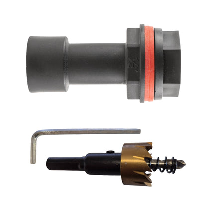 Water Butt Extension 1/2" BSPM-F with Nut and Washers and Drill Bit - Best4Trade-Retail Garden watering