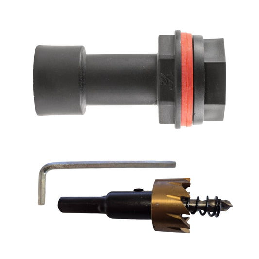 Water Butt Extension 1/2" BSPM-F with Nut and Washers and Drill Bit - Best4Trade-Retail Garden watering