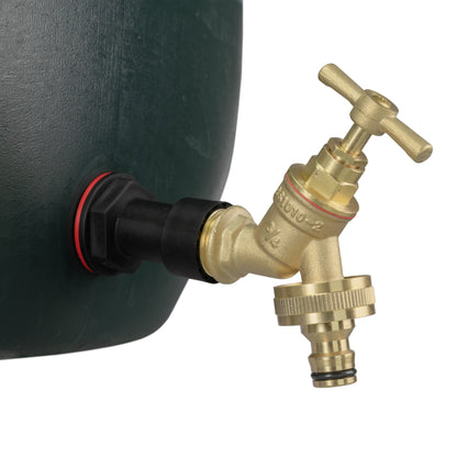 Water Butt Extension Kit 3/4" with Brass Quick Connect Tap and Drill Bit - Best4Trade-Retail Tech Hose & Fittings