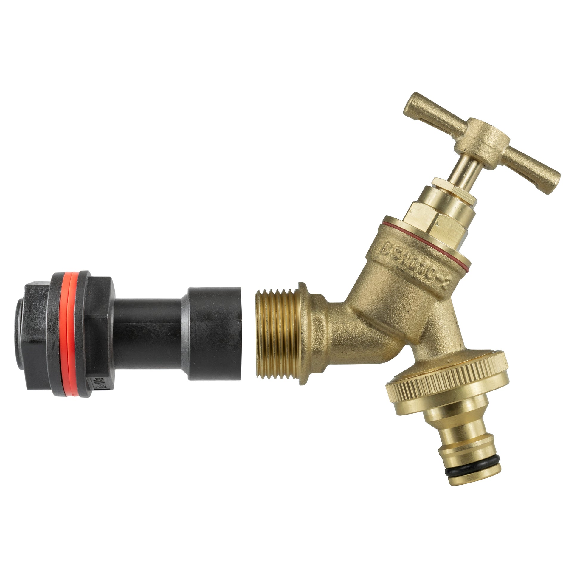 Water Butt Extension Kit 3/4" with Brass Quick Connect Tap and Drill Bit - Best4Trade-Retail Tech Hose & Fittings