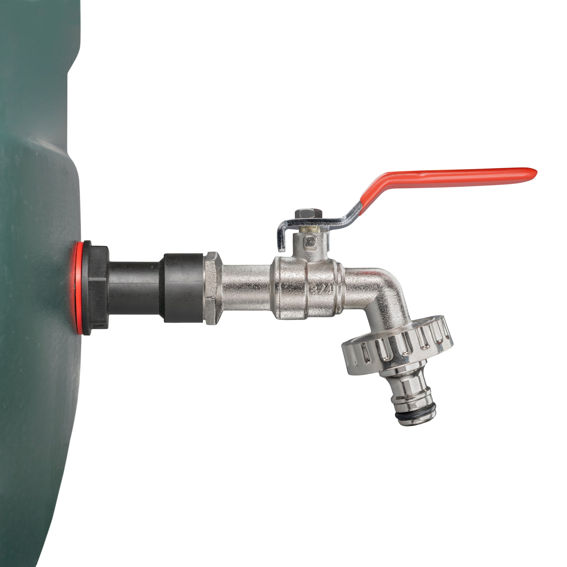Water Butt Extension Kit 3/4" with Quick Connect Lever Tap and Drill Bit - Best4Trade-Retail Tech Hose & Fittings