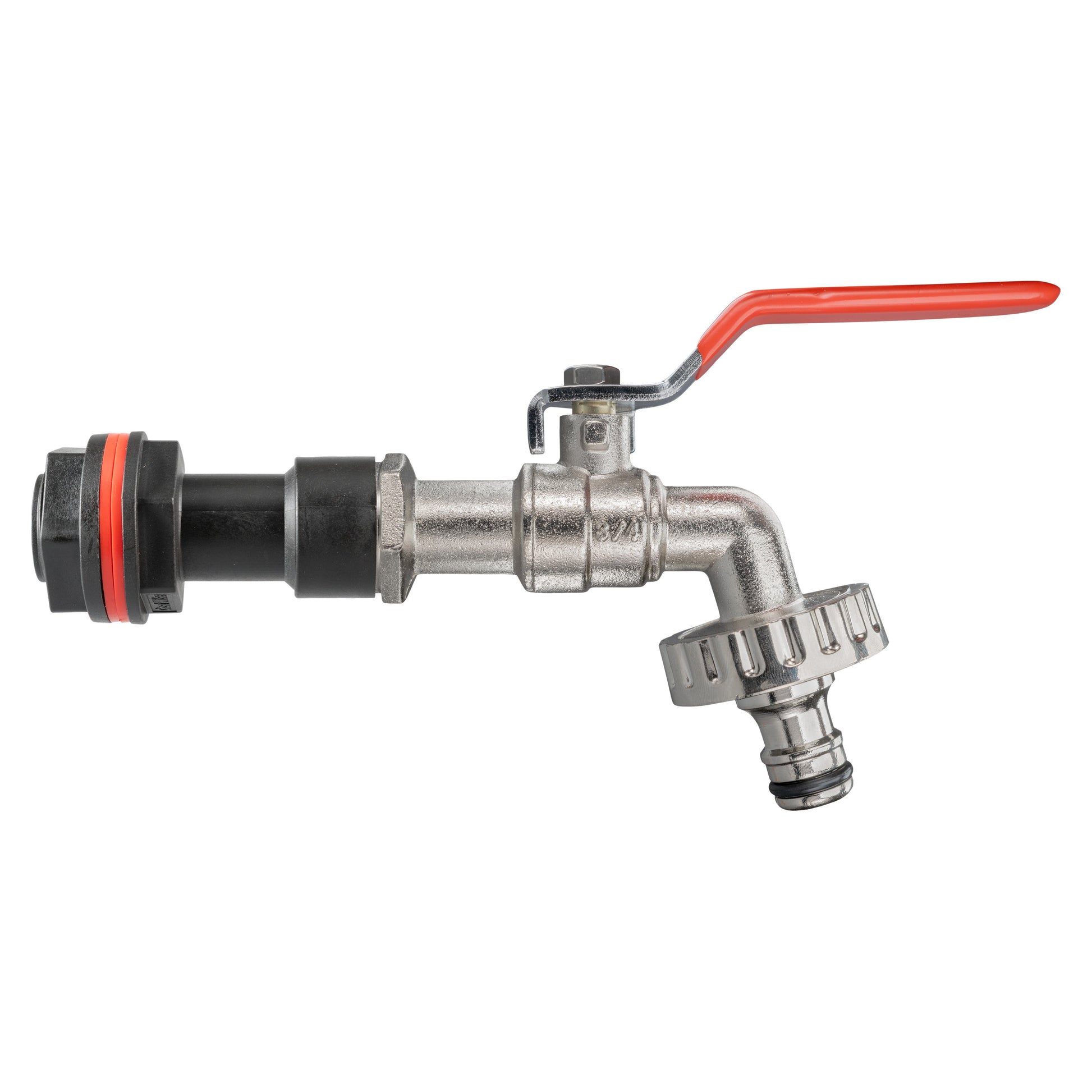 Water Butt Extension Kit 3/4" with Quick Connect Lever Tap and Drill Bit - Best4Trade-Retail Tech Hose & Fittings