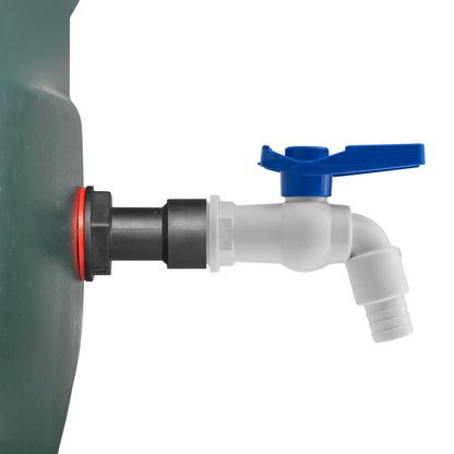 Water Butt Extension Kit 3/4" with White PVC Tap - Best4Trade-Retail Tech Hose & Fittings