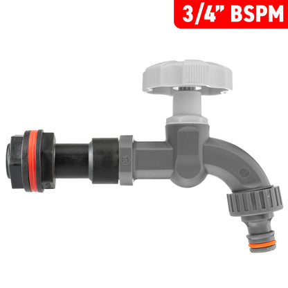 Water Butt Extension Kit 3/4" with Grey Dial Tap - Best4Trade-Retail Tech Hose & Fittings