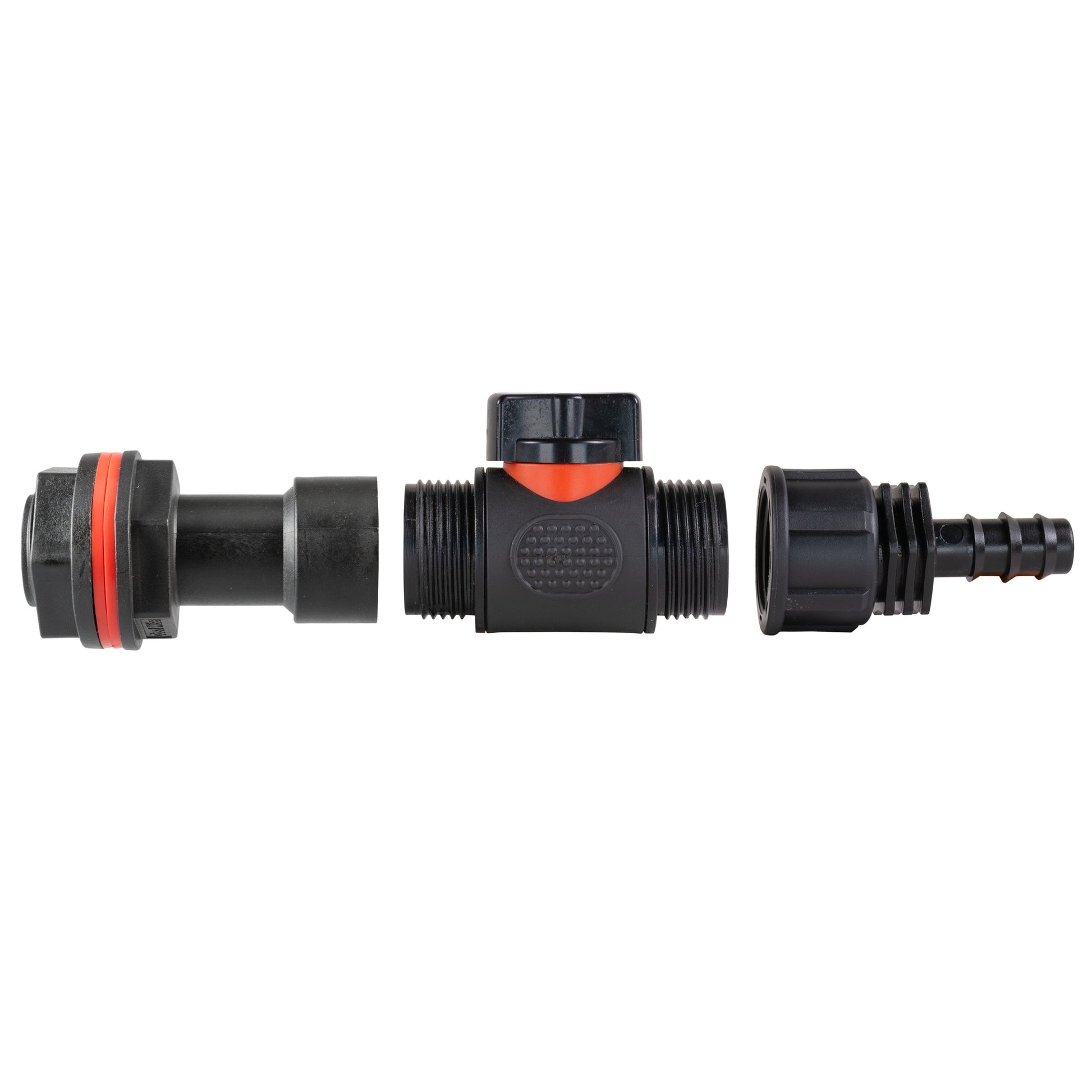 Water Butt Extension Kit 3/4" with In-Line Valve + 16mm Barb and Drill Bit - Best4Trade-Retail Tech Hose & Fittings
