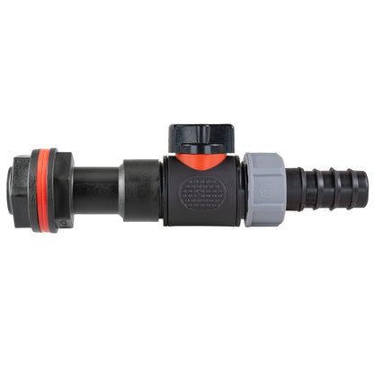 Water Butt Extension Kit 3/4" with In-Line Valve + 20mm Barb and Drill Bit - Best4Trade-Retail Tech Hose & Fittings