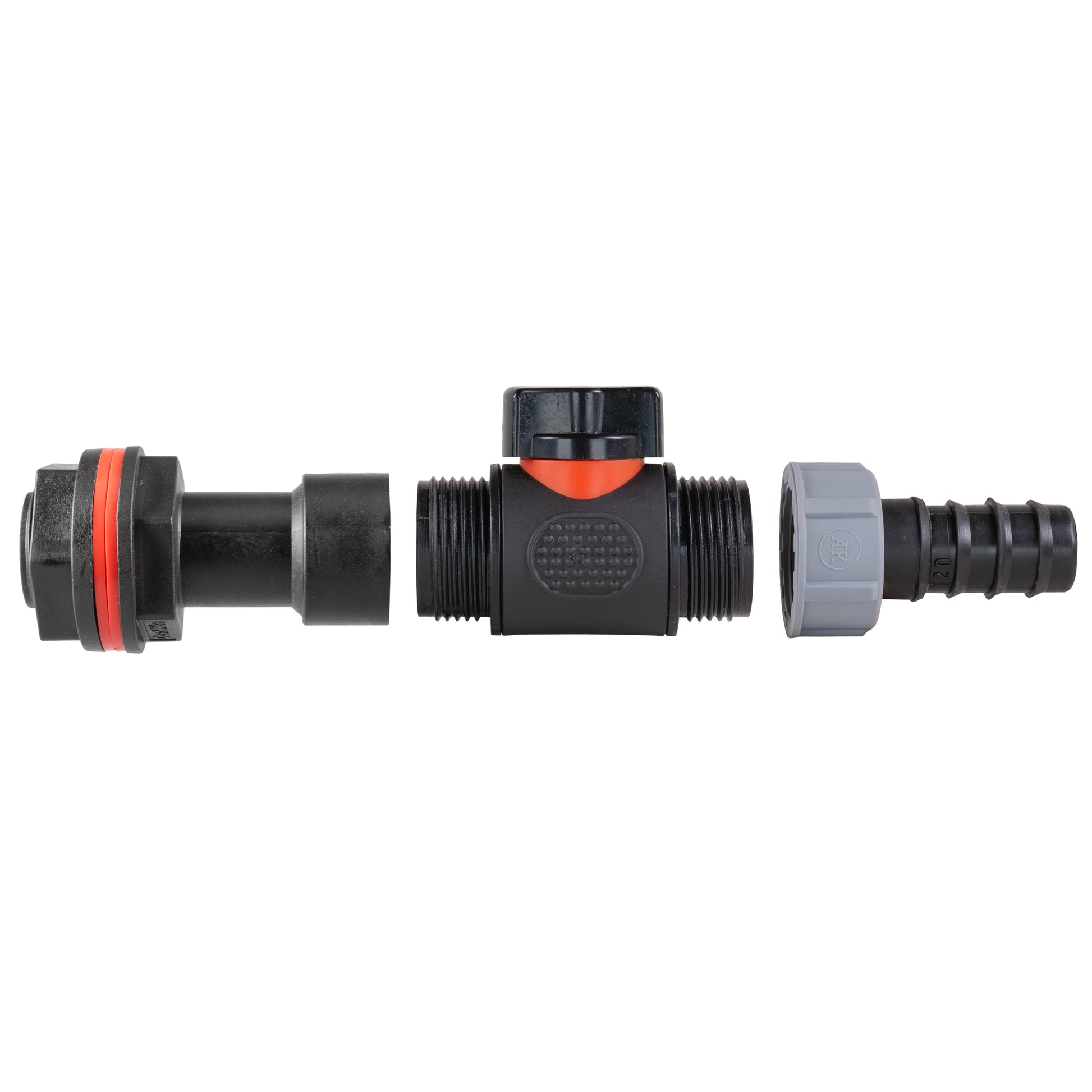 Water Butt Extension Kit 3/4" with In-Line Valve + 20mm Barb - Best4Trade-Retail Tech Hose & Fittings