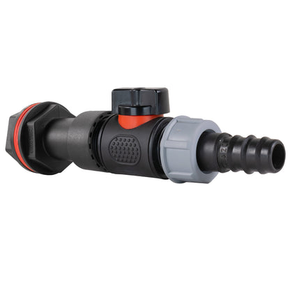 Water Butt Extension Kit 3/4" with In-Line Valve + 20mm Barb and Drill Bit - Best4Trade-Retail Tech Hose & Fittings
