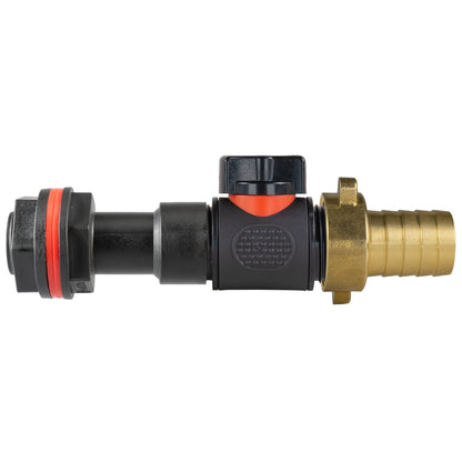 Water Butt Extension Kit 3/4" with In-Line Valve + Brass 3/4" Barb - Best4Trade-Retail Tech Hose & Fittings