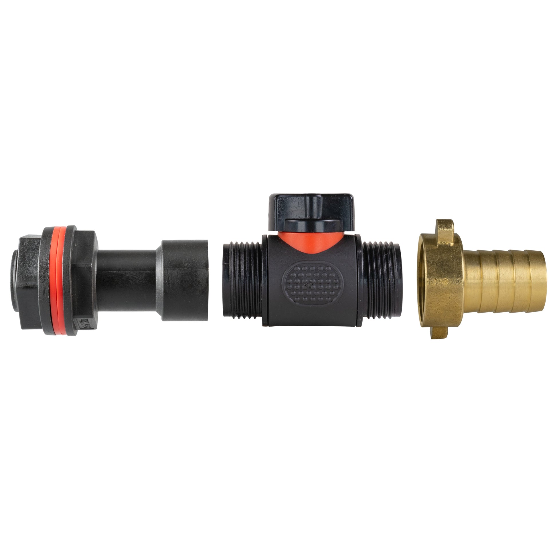 Water Butt Extension Kit 3/4" with In-Line Valve + Brass 3/4" Barb - Best4Trade-Retail Tech Hose & Fittings
