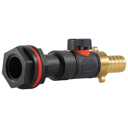 Water Butt Extension Kit 3/4" with In-Line Valve + Brass 3/4" Barb - Best4Trade-Retail Tech Hose & Fittings