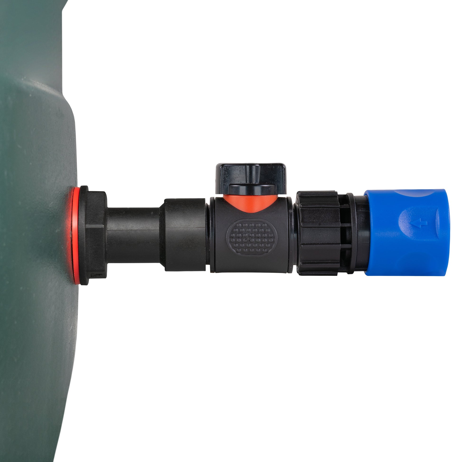 Water Butt Extension Kit 3/4" with In-Line Valve + Female Quick Connector Blue - Best4Trade-Retail Tech Hose & Fittings