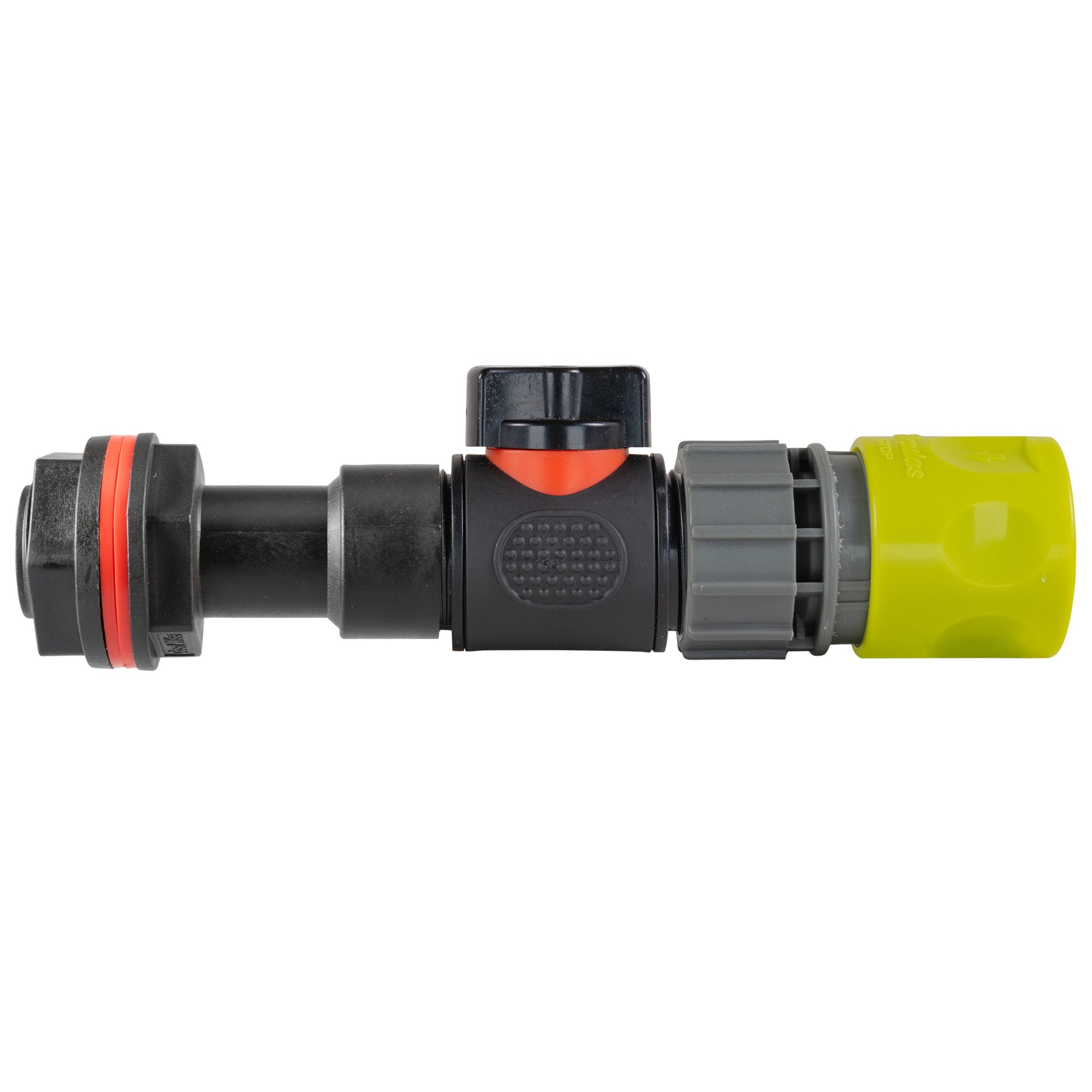 Water Butt Extension Kit 3/4" with In-Line Valve + Female Quick Connector Lime and Drill Bit - Best4Trade-Retail Tech Hose & Fittings