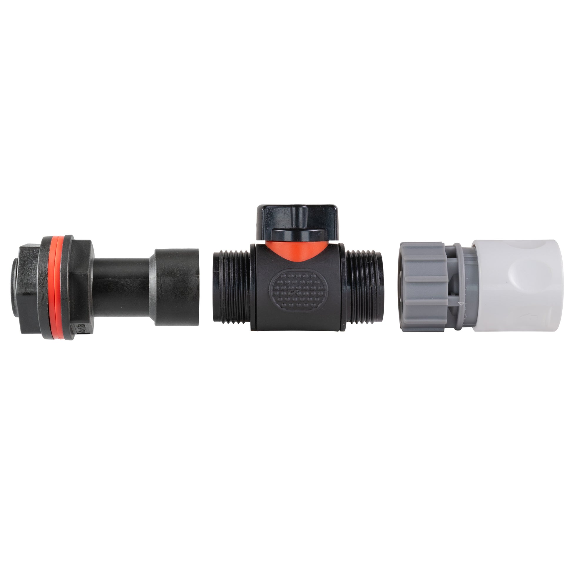 Water Butt Extension Kit 3/4" with In-Line Valve + Female Quick Connector WL and Drill Bit - Best4Trade-Retail Tech Hose & Fittings