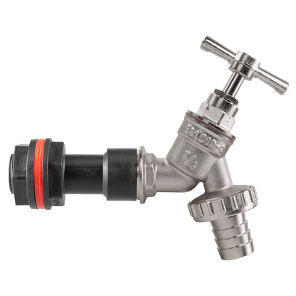 Water Butt Extension Kit 3/4" with Nickel Plated Barbed Tap - Best4Trade-Retail Tech Hose & Fittings