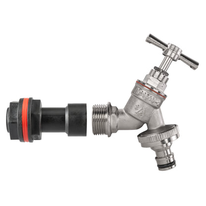 Water Butt Extension Kit 3/4" with Nickel Plated Quick Connect Tap - Best4Trade-Retail Tech Hose & Fittings