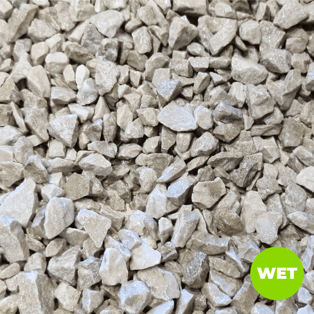White Grey Limestone Gravel Chippings - Dandy's Topsoil & Landscape Supplies Gravel, Slate & Aggregates