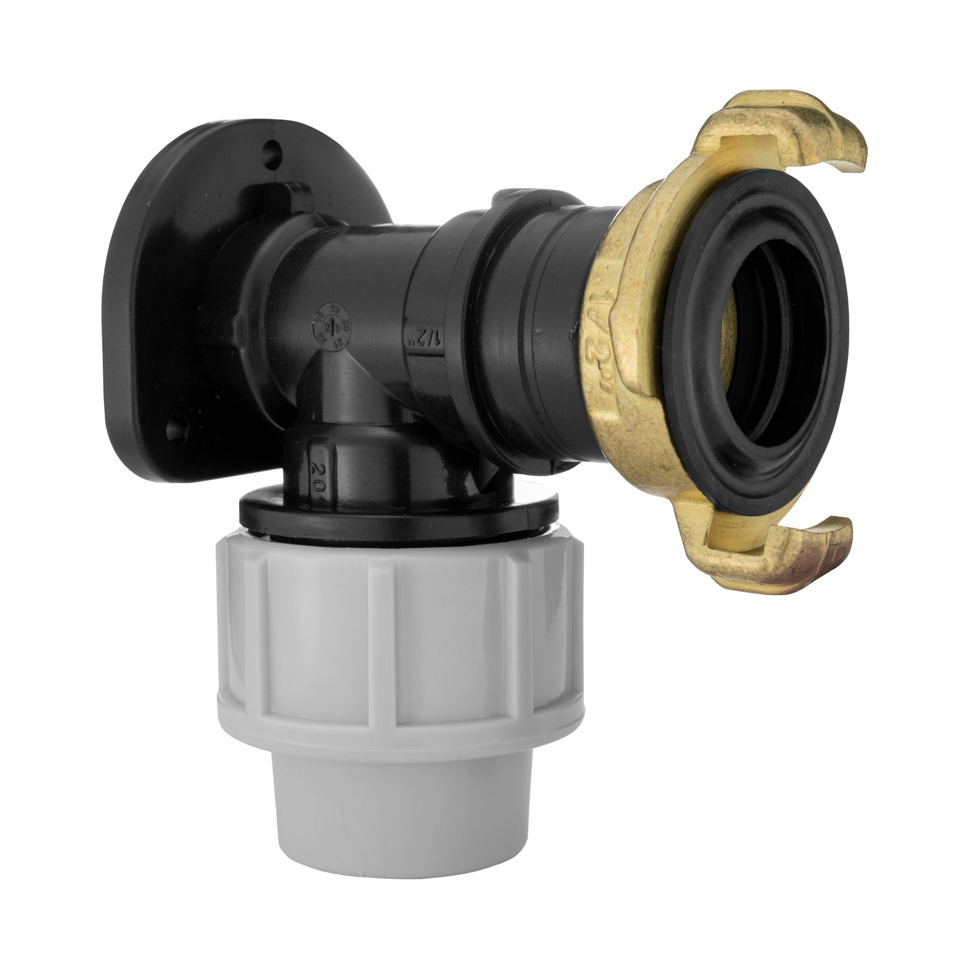 Wall Flange Kit 20mm MDPE – Geka - Best4Trade-Retail Tech Hose & Fittings