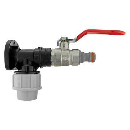 Wall Flange Kit 20mm MDPE - Lever Valve & Snap On WL - Best4Trade-Retail Tech Hose & Fittings