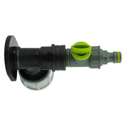 Wall Flange Kit 25mm MDPE + Quick Connector Valve - Best4Trade-Retail Tech Hose & Fittings