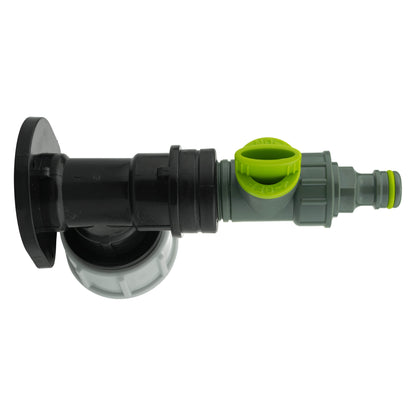 Wall Flange Kit 32mm MDPE + Quick Connector Valve - Best4Trade-Retail Tech Hose & Fittings
