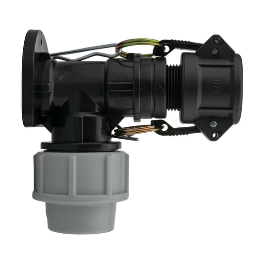Wall Flange Kit 25mm MDPE + 3/4" Camlock Type B - Best4Trade-Retail Tech Hose & Fittings