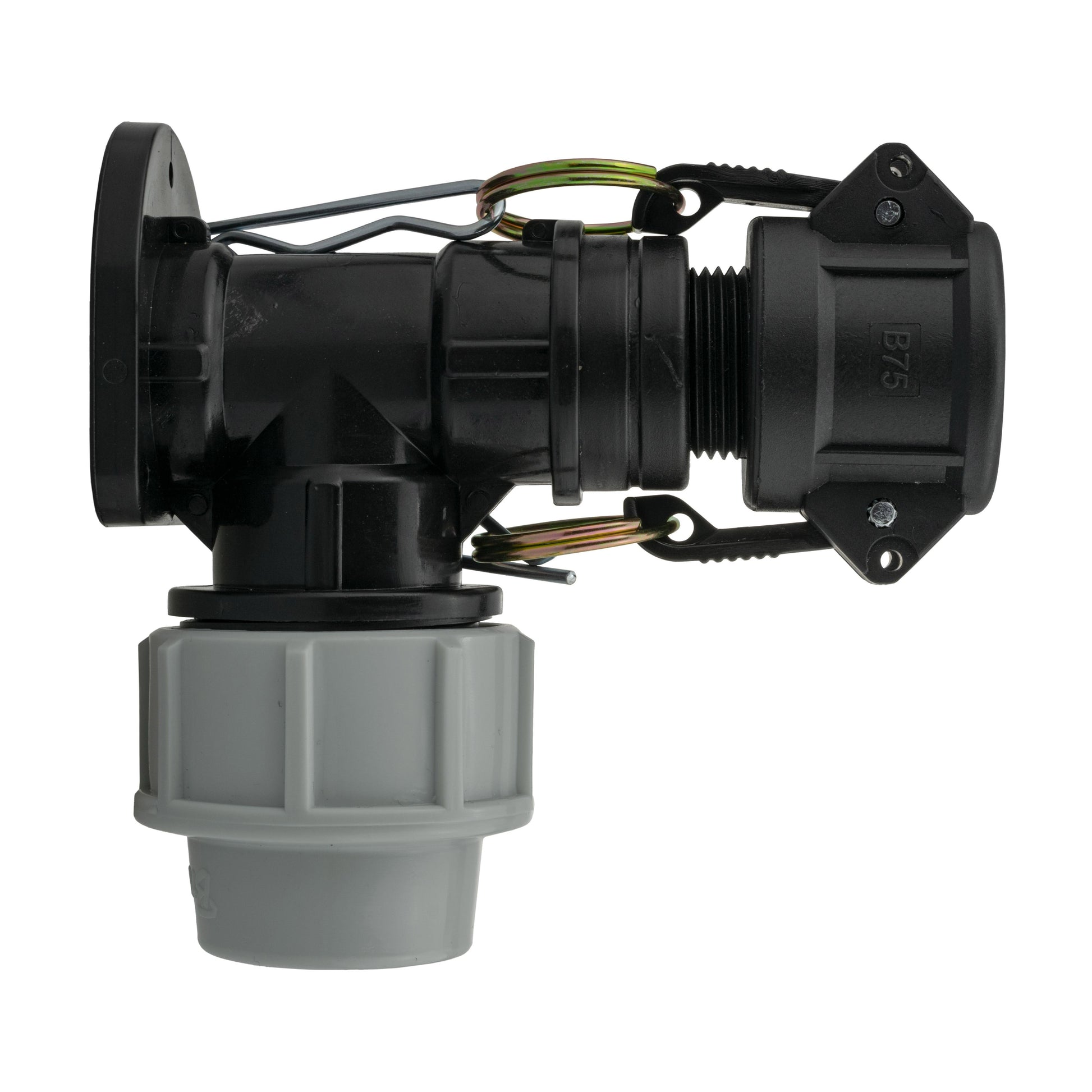 Wall Flange Kit 32mm MDPE + 3/4" Camlock Type B - Best4Trade-Retail Tech Hose & Fittings