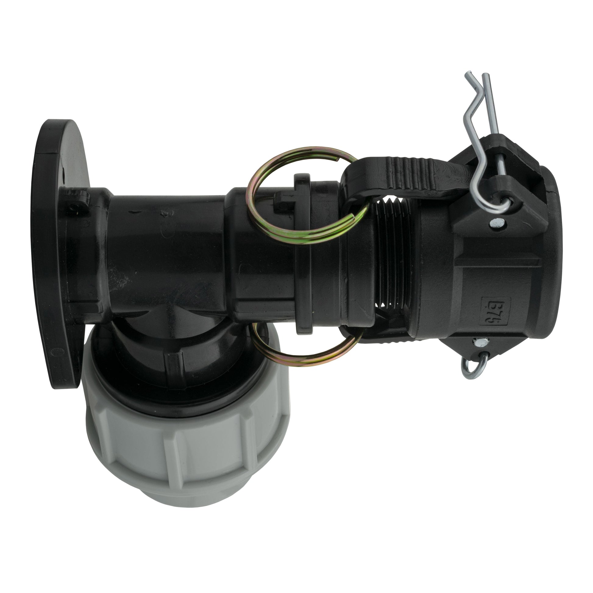 Wall Flange Kit 25mm MDPE + 3/4" Camlock Type B - Best4Trade-Retail Tech Hose & Fittings