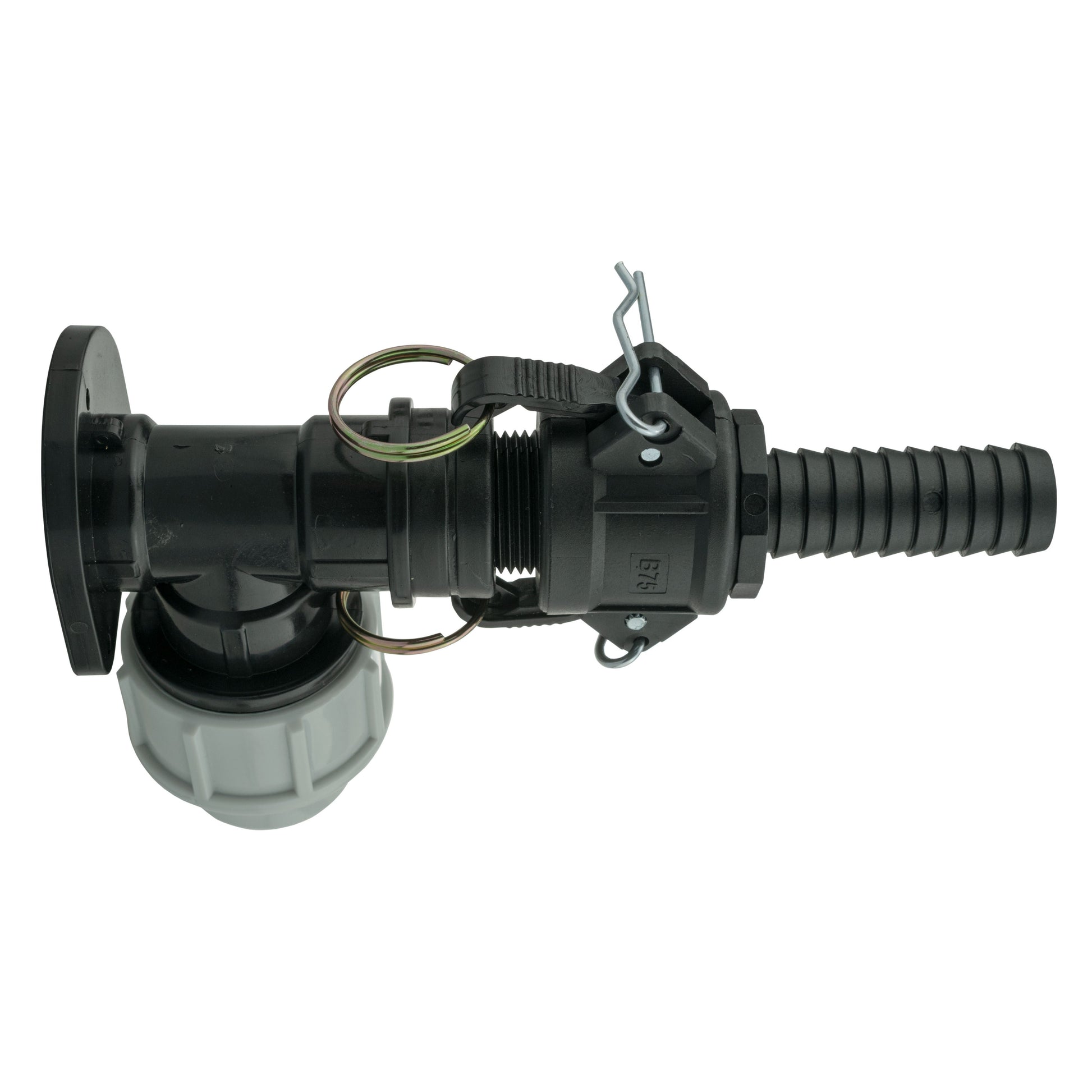 Wall Flange Kit 25mm MDPE + 3/4" Camlock Type B+E - Best4Trade-Retail Tech Hose & Fittings
