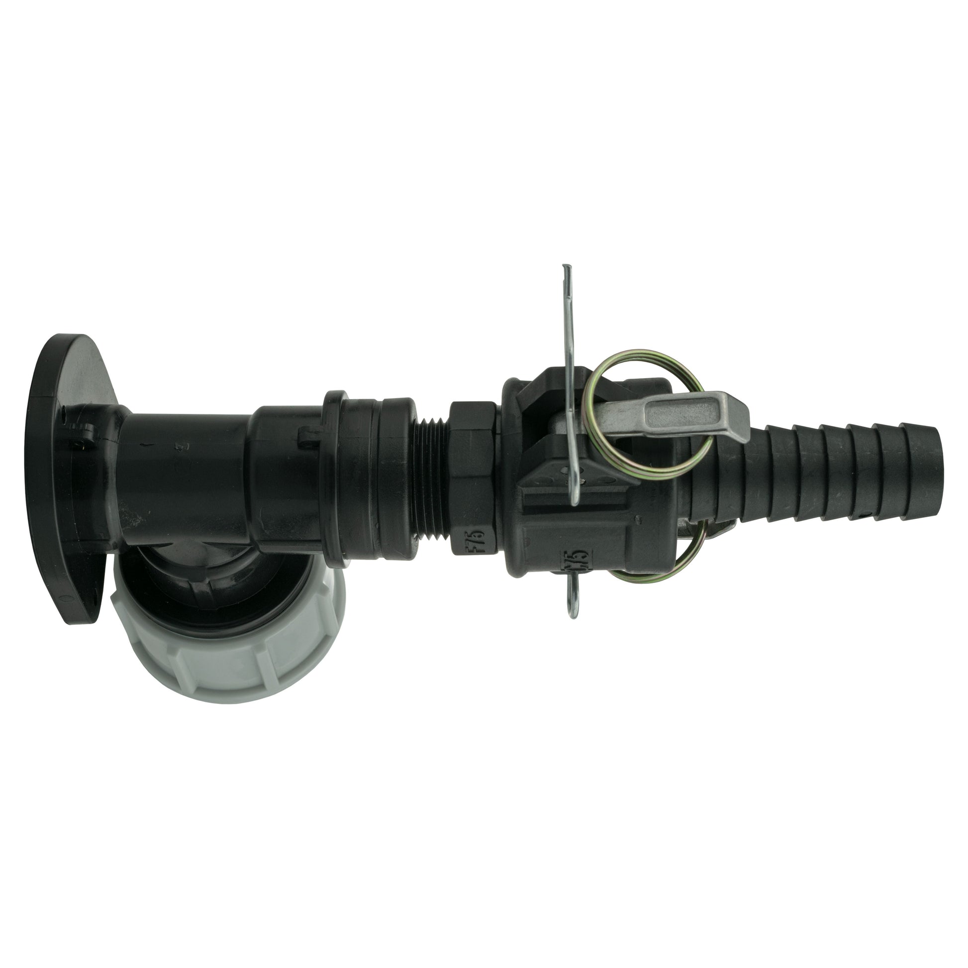 Wall Flange Kit 25mm MDPE + 3/4" Camlock Type F+C - Best4Trade-Retail Tech Hose & Fittings