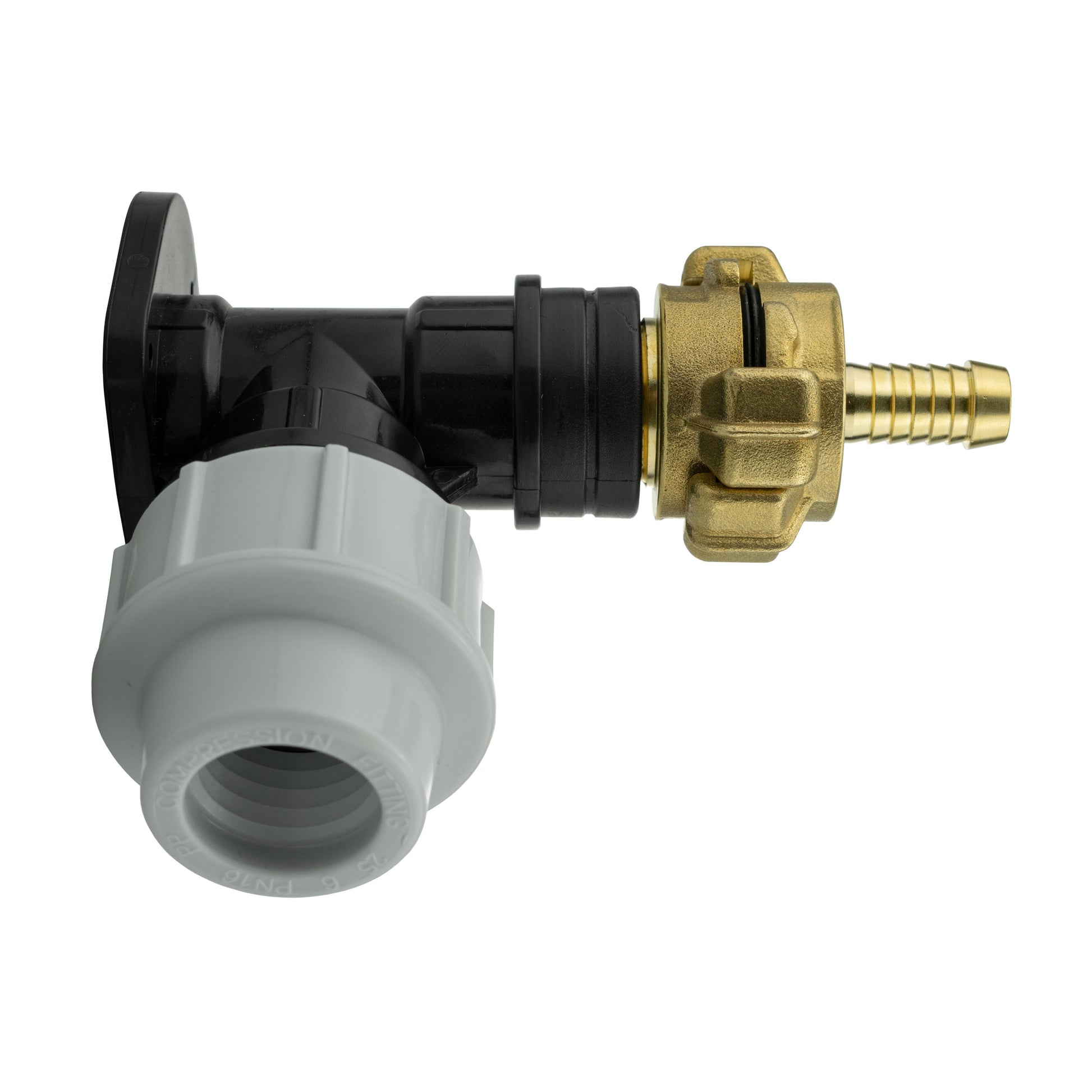 Wall Flange Kit 32mm MDPE + 13mm Barbed Geka Set - Best4Trade-Retail Tech Hose & Fittings
