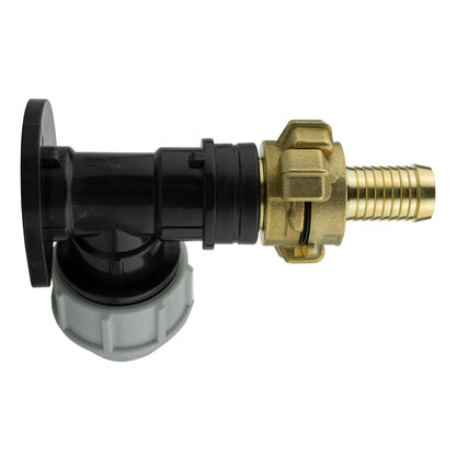 Wall Flange Kit 32mm MDPE + 19mm Barbed Geka Set - Best4Trade-Retail Tech Hose & Fittings