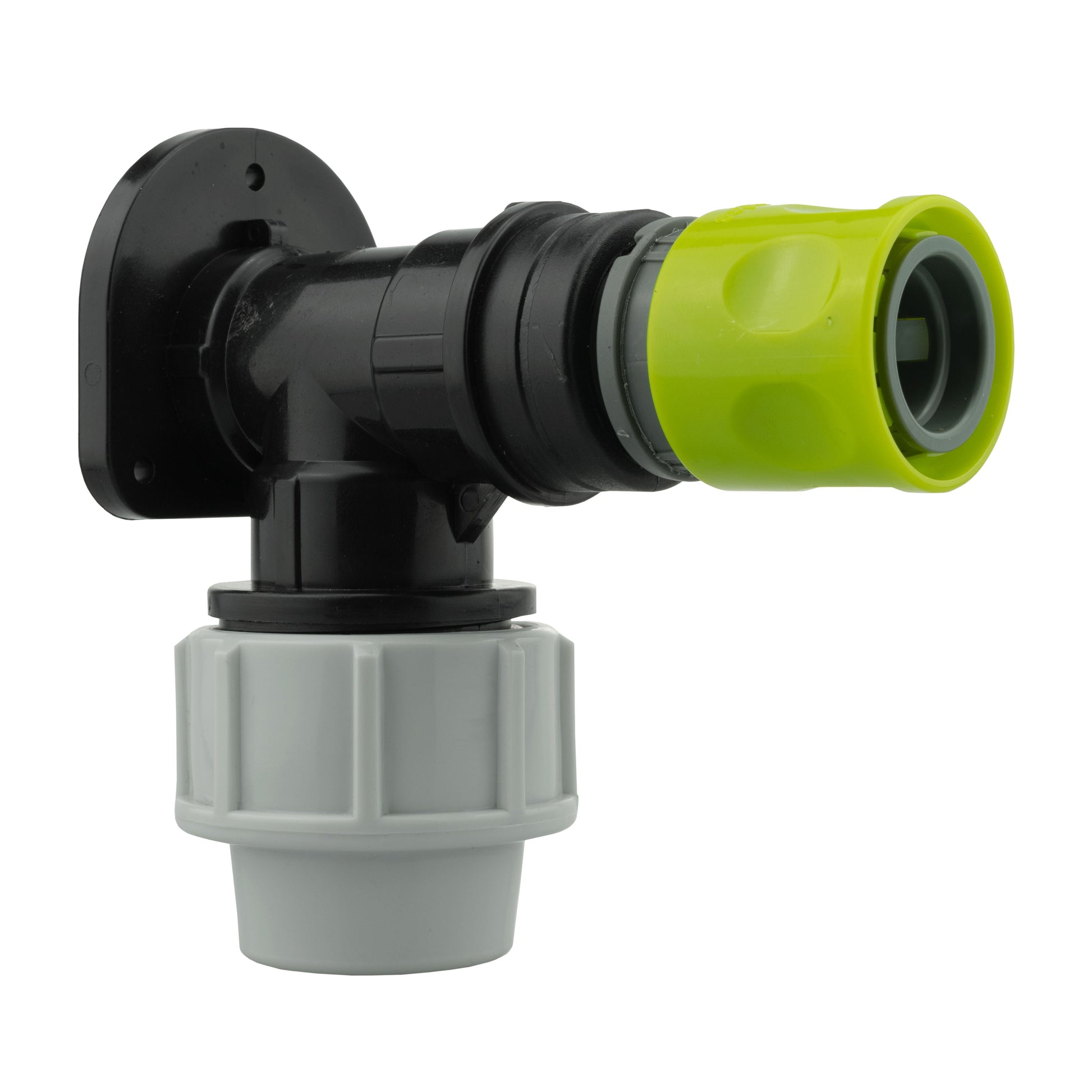 Wall Flange Kit 25mm MDPE + Female Quick Connector - Best4Trade-Retail Tech Hose & Fittings
