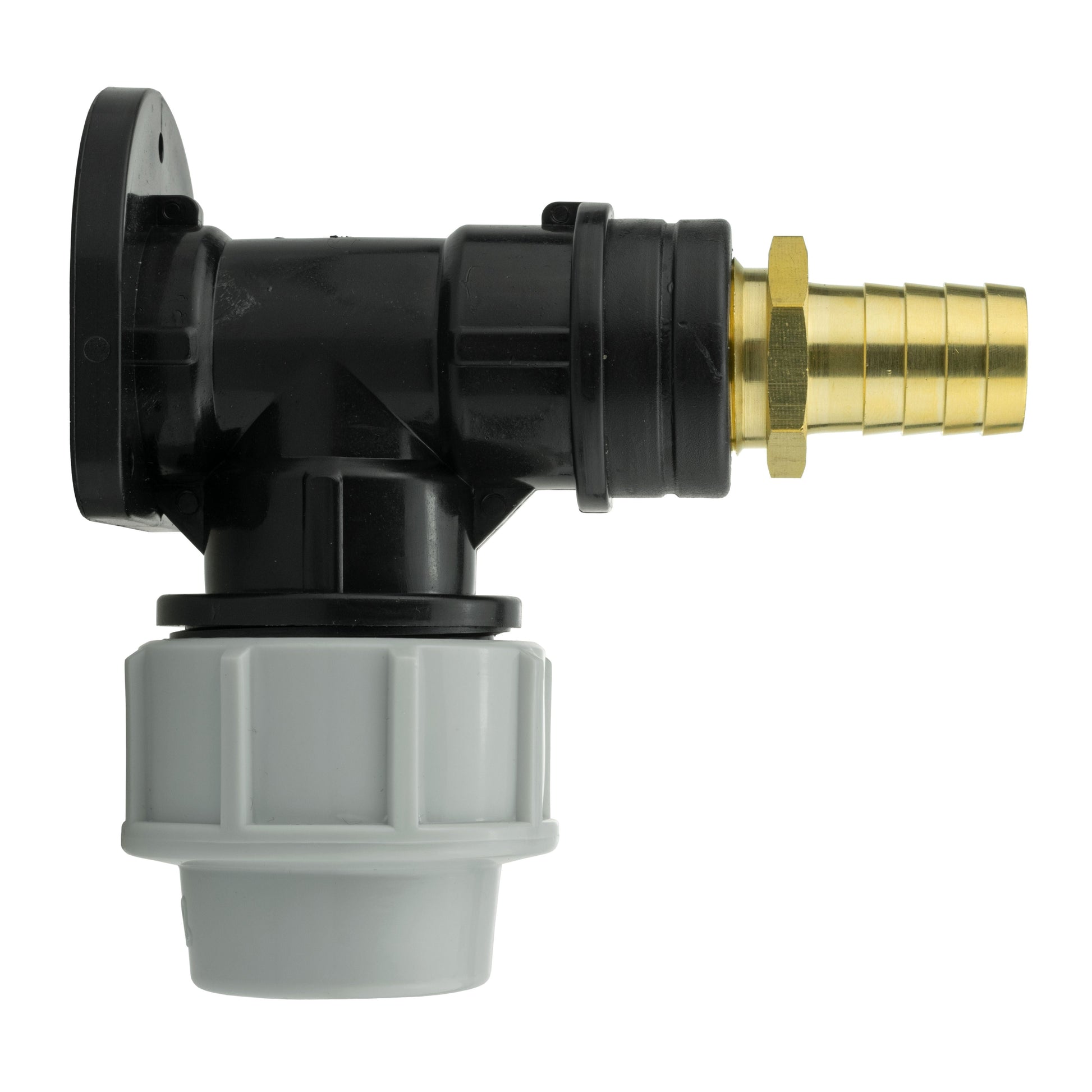 Wall Flange Kit 32mm MDPE + 19mm Brass Barb - Best4Trade-Retail Tech Hose & Fittings