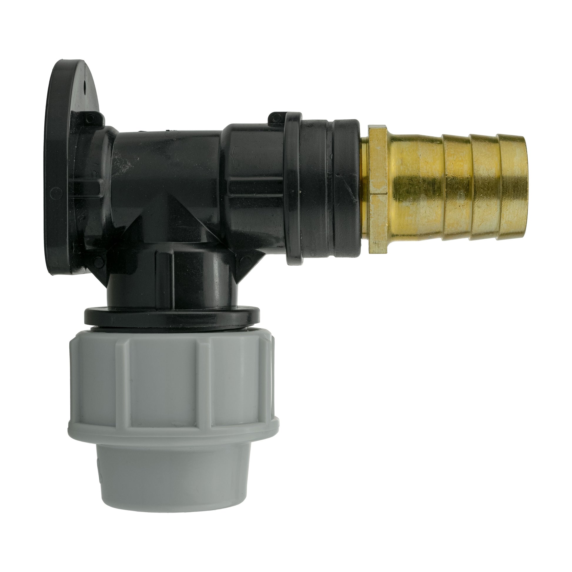 Wall Flange Kit 32mm MDPE + 25mm Brass Barb - Best4Trade-Retail Tech Hose & Fittings
