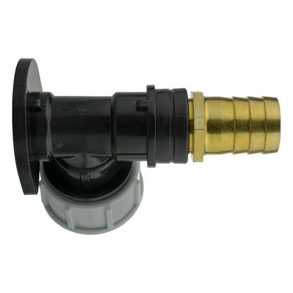 Wall Flange Kit 32mm MDPE + 25mm Brass Barb - Best4Trade-Retail Tech Hose & Fittings