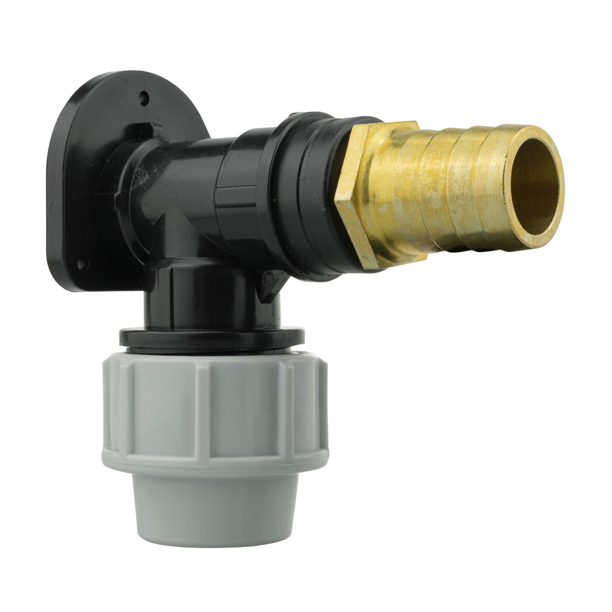 Wall Flange Kit 32mm MDPE + 25mm Brass Barb - Best4Trade-Retail Tech Hose & Fittings