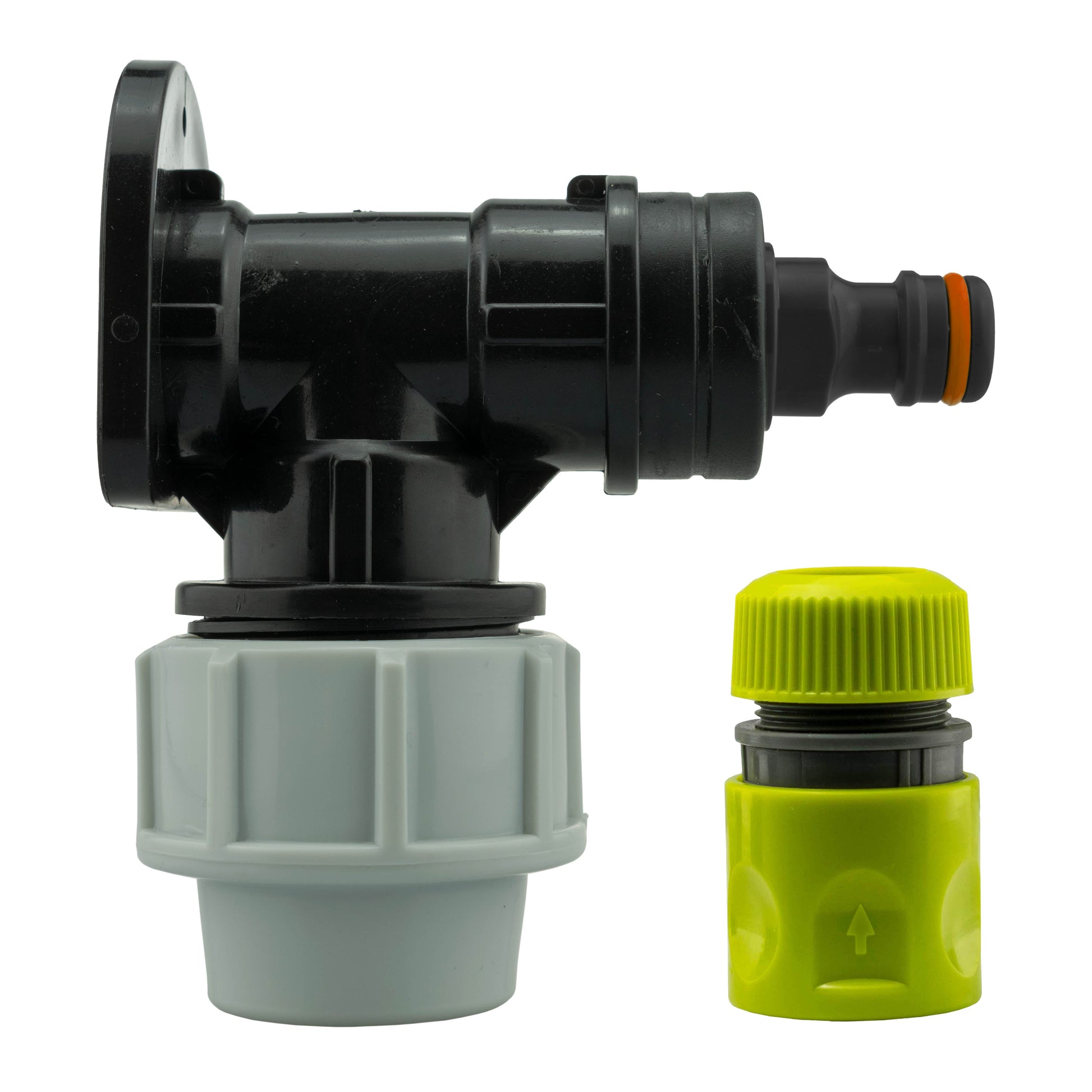 Wall Flange Kit 32mm MDPE + Male Click Lock + Hose Connector - Best4Trade-Retail Tech Hose & Fittings