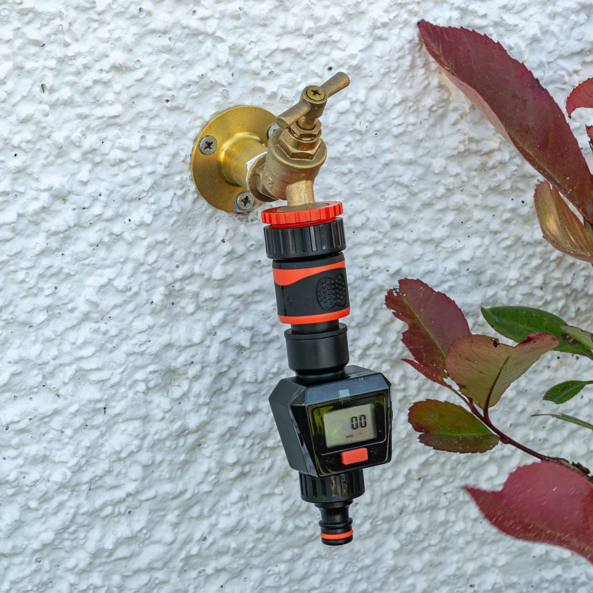 Water Flow Meter Black/Orange - Best4Trade-Retail