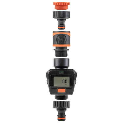 Water Flow Meter Black/Orange - Best4Trade-Retail