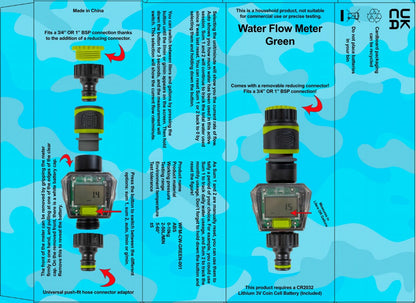 Water Flow Meter Green - Best4Trade-Retail