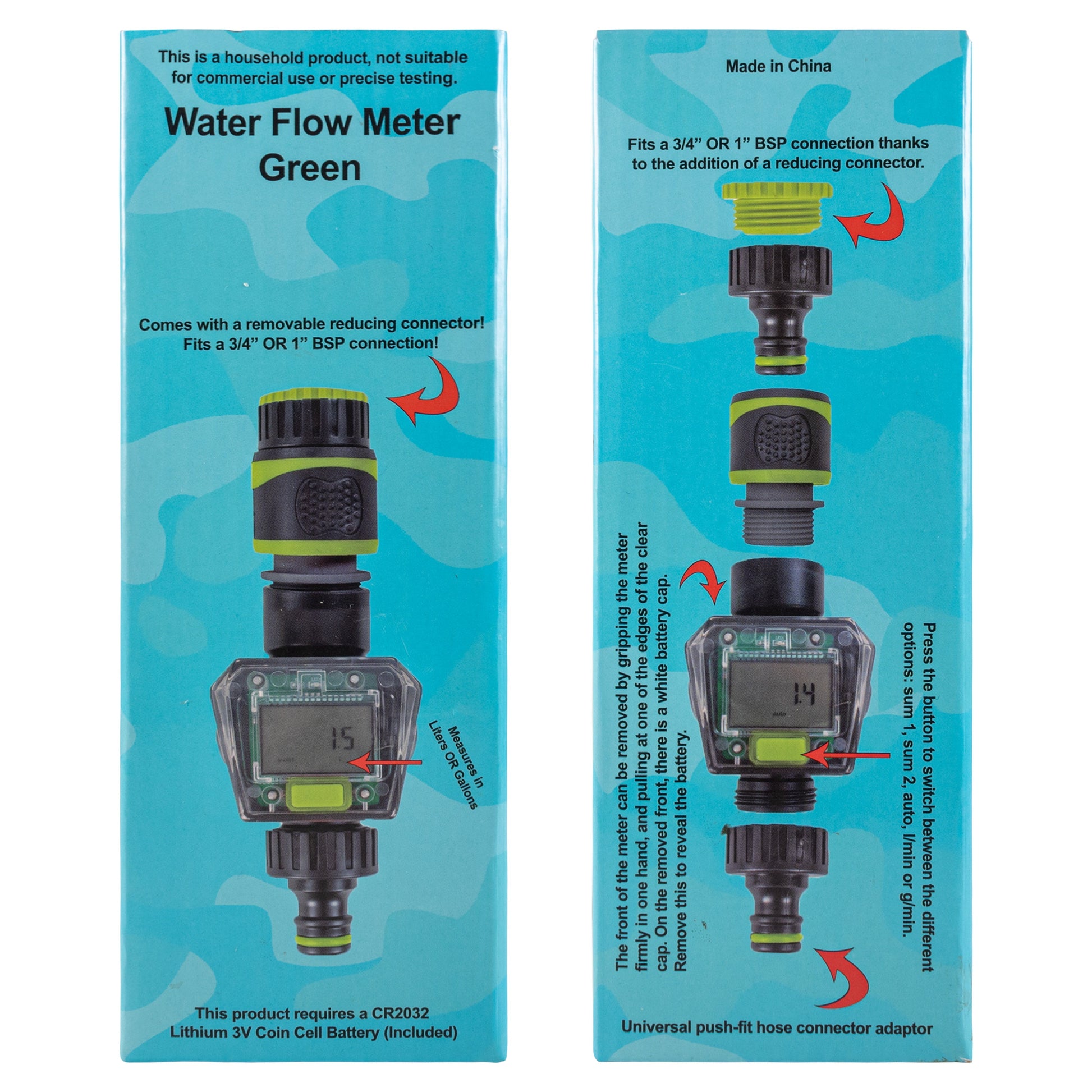 Water Flow Meter Green - Best4Trade-Retail