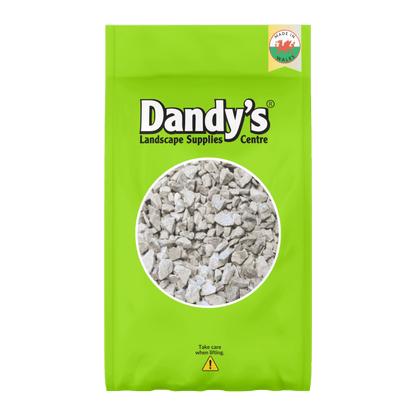 White Grey Limestone Gravel Chippings - Dandy's Topsoil & Landscape Supplies Gravel, Slate & Aggregates