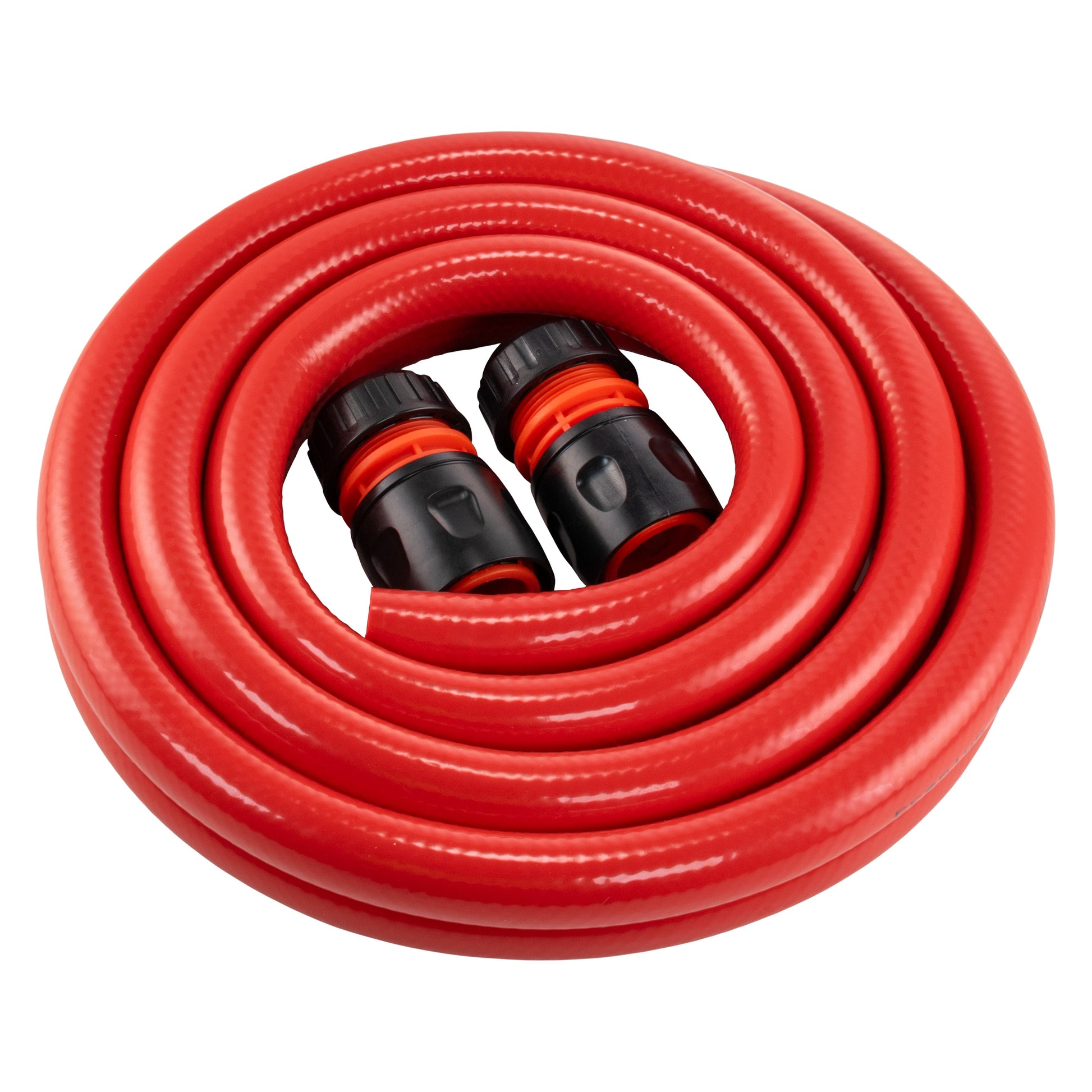 Water Hose Red Set 12.5mm Pipe (Black Connectors) - Best4Trade-Retail Garden watering