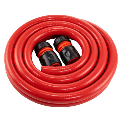 Water Hose Red Set 12.5mm Pipe (Black Connectors) - Best4Trade-Retail Garden watering