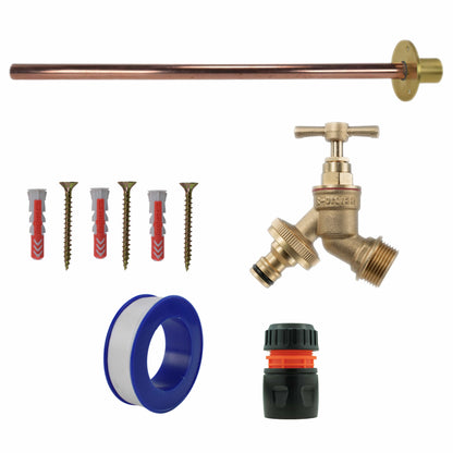 Brass Quick Connect Bib Tap BASIC Connection Kit - Best4Trade-Retail Garden watering